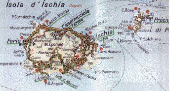 Map of Ischia