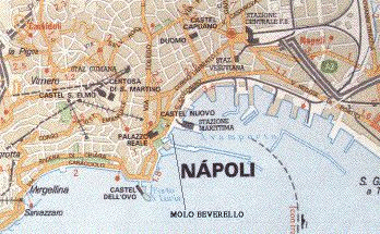 Map of Naples